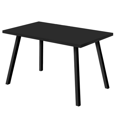 Monarch Specialties 36"X 60" BLACK METAL Dining Table